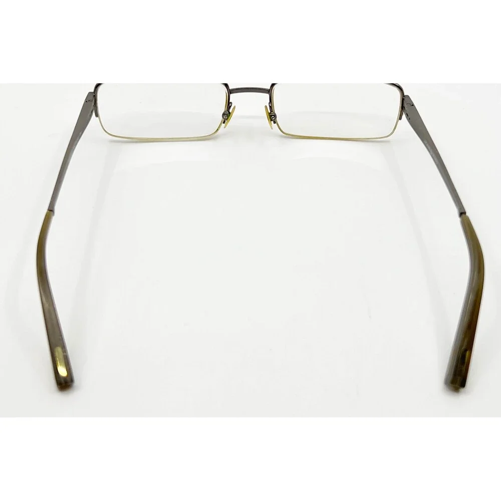 Jhane Barnes Eyeglasses Mens Gunmetal Perpetual Rectangle Frames 55-19-140